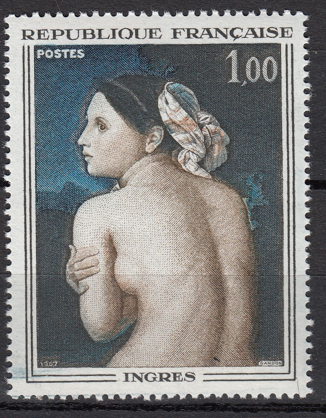 FRANCE TIMBRE NEUF N 1530 LA BEIGNEUSE DE DOMINIQUE INGRES 401079422951