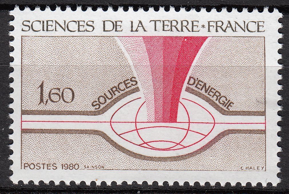 FRANCE TIMBRE NEUF N 2093 SCIENCE DE LA TERRE 121824091291