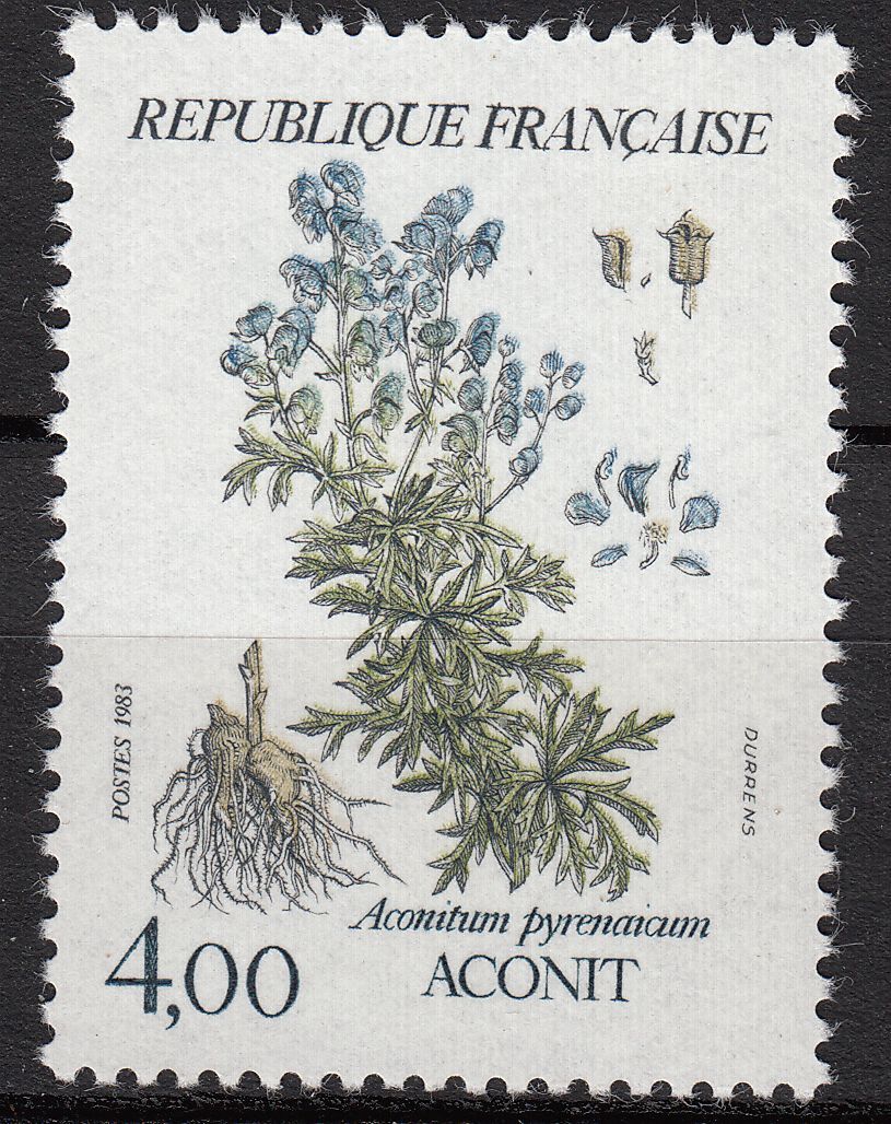 FRANCE TIMBRE NEUF N 2269 FLORE ACONIT ACONITUM PYRENAICUM 401033727081