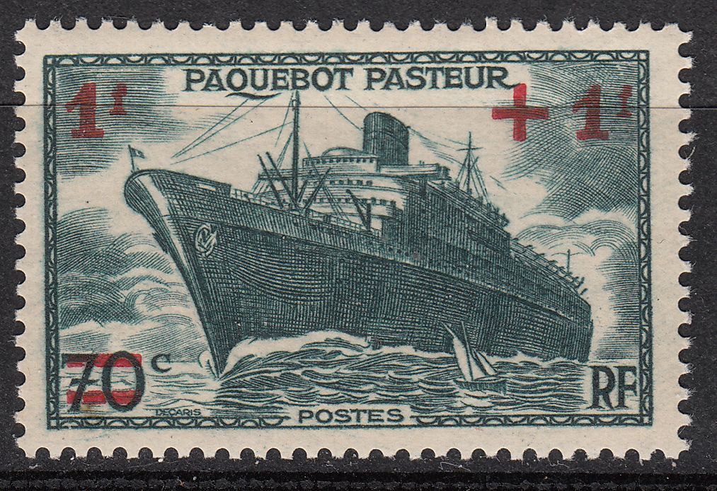 FRANCE TIMBRE NEUF N 502 PAQUEBOT PASTEUR 121053785141