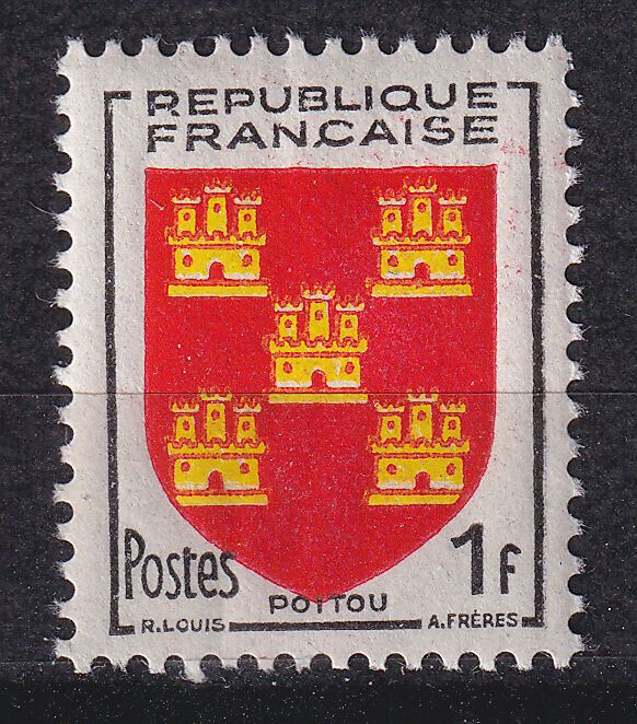 FRANCE TIMBRE NEUF N 952 ARMOIRIE DU POITOU 125791611171