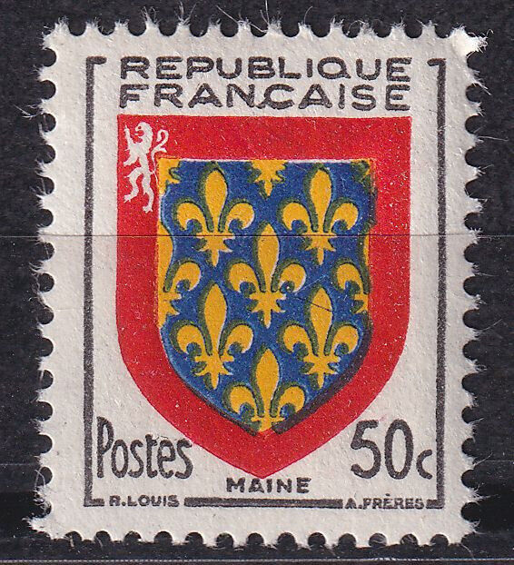 FRANCE TIMBRE NEUF N 999 ARMOIRIE DU MAINE 125792038391