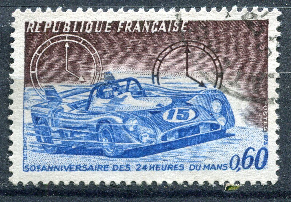 FRANCE TIMBRE OBL N 1761 24 HEURES DU MANS 50 ANNIVERSAIRE 120970143351