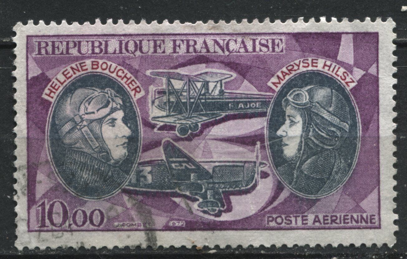 FRANCE TIMBRE OBL N 47 HELENE BOUCHER ET MARIS HILSZ PIONNIERES 120963465731