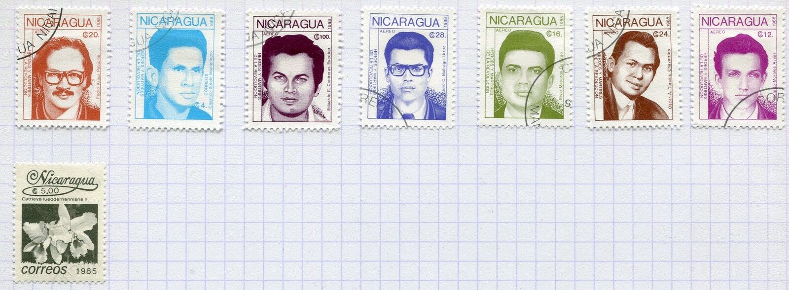 LOT STAMP TIMBRE NICARAGUA A ETUDIER 400505407661