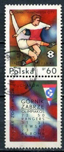 LOT TIMBRES POLSKA COUPE EUROPEENE DE FOOT BALL 110637200411