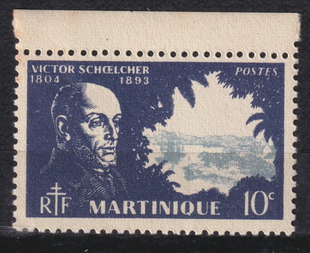 MARTINIQUE TIMBRE COLONIE FRANCE NEUF N 199 VICTOR SCHOELCHER ESCLAVAGE 402977778761