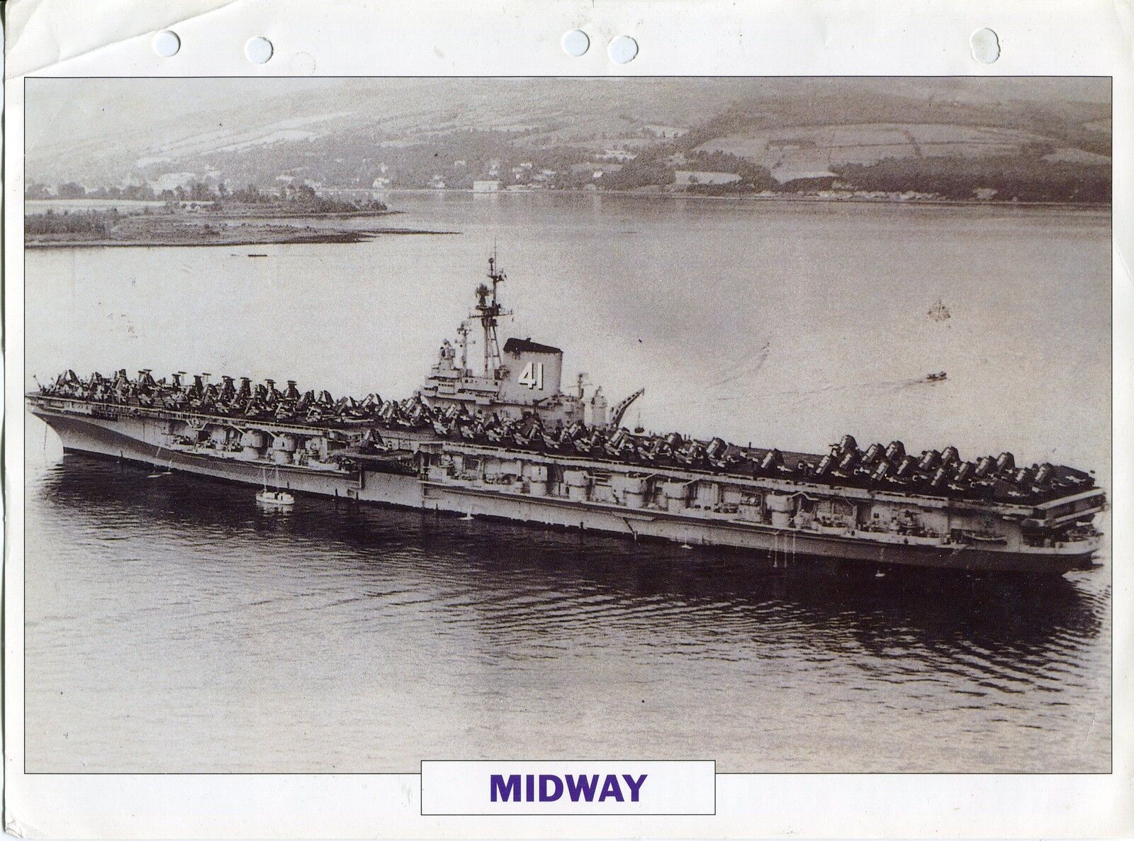 PHOTO BATEAU MILITAIRE AMERICAIN MIDWAY 1945 PORTE AERONEFS PORTE AVIONS LOURD 121229084311