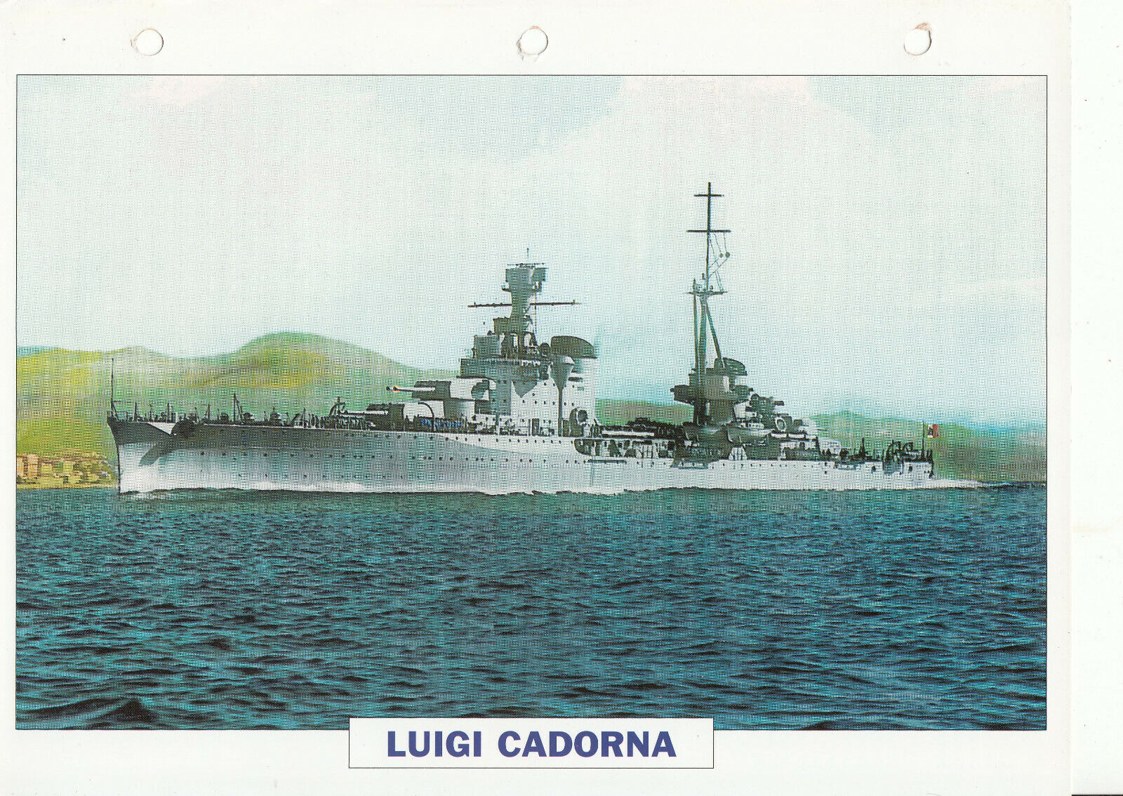 PHOTO BATEAU MILITAIRE CROISEUR LUIGI CADORNA ITALIE 1931 401774060941