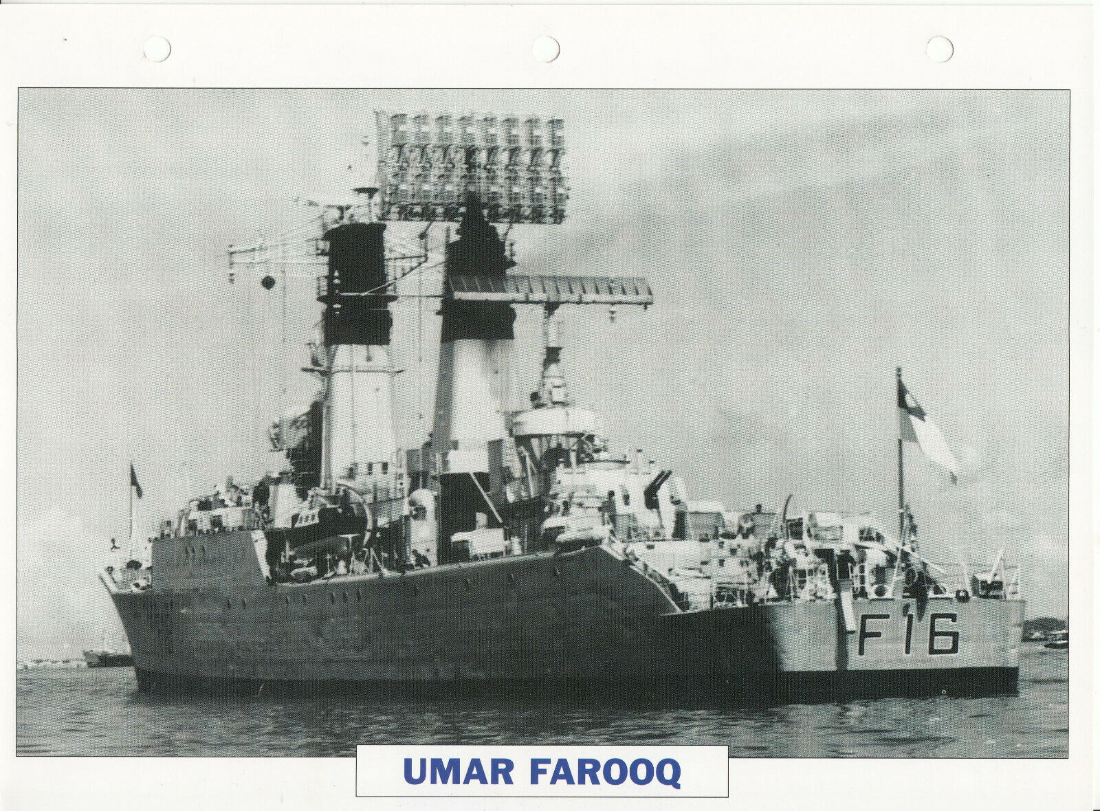 PHOTO BATEAU MILITAIRE FREGATE UMAR FAROOQ BANGLADESH 1955 123792999651