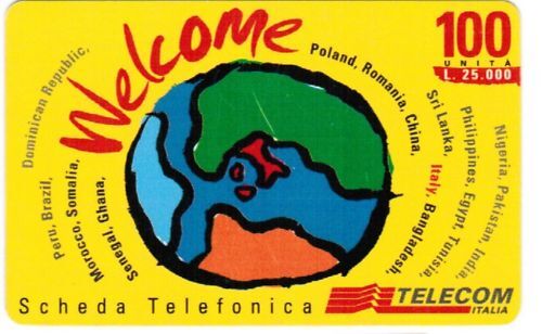 TELECARTE TELECOM ITALIA WELCOME 110621393971