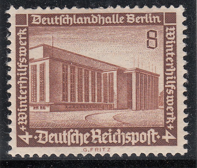 TIMBRE ALLEMAGNE NEUF CHARNIERE N 586 LA DEUTSCHLANDHALLE BERLIN 122108015271