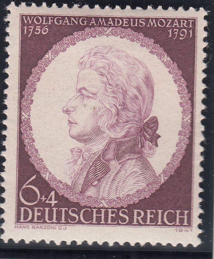 TIMBRE ALLEMAGNE NEUF CHARNIERE N 734 MOZART 401182362441