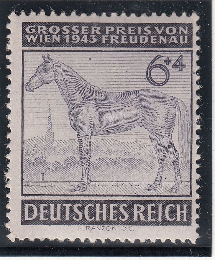 TIMBRE ALLEMAGNE NEUF CHARNIERE N 777 GRAND PRIX HIPPIQUE DE VIENNE 122119217321