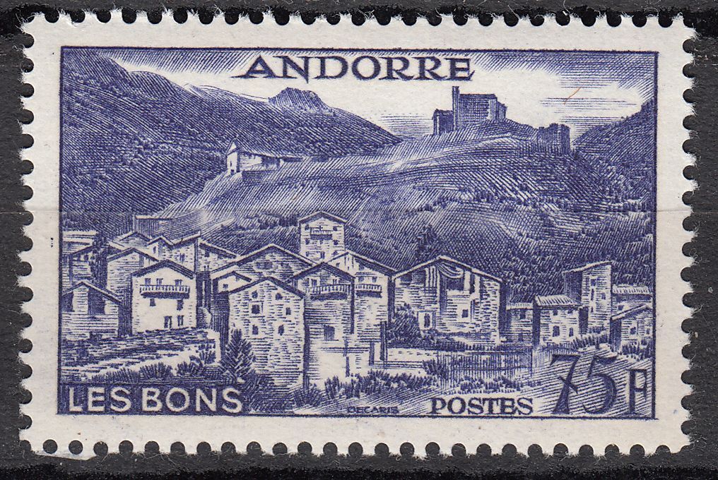 TIMBRE ANDORRE FRANCE NEUF N 153 LE HAMEAU DES BONS 401237299841