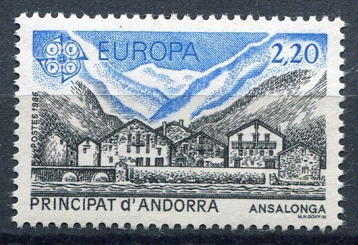 TIMBRE ANDORRE FRANCE NEUF N 348 HAMEAU D ANSALONGA 121391810001