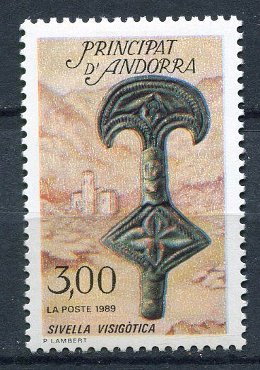 TIMBRE ANDORRE FRANCE NEUF N 381 PIECE DE CEINTURE DES MEROVINGIENS 400750326441