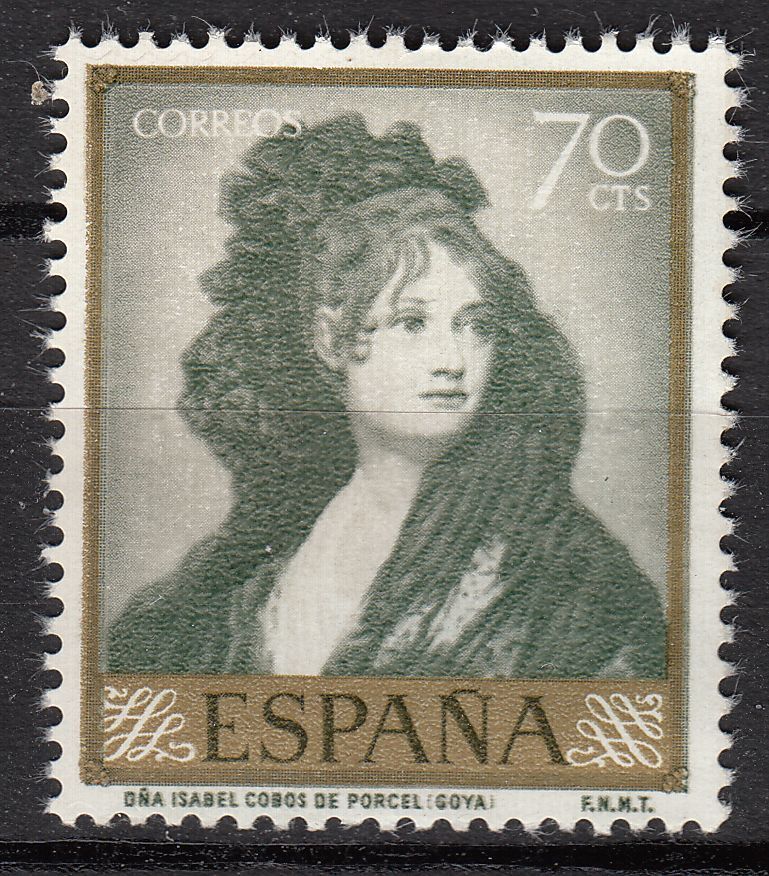 TIMBRE ESPAGNE NEUF N 905 DONA ISABELLA COBOS DE PORCEL 401044016011