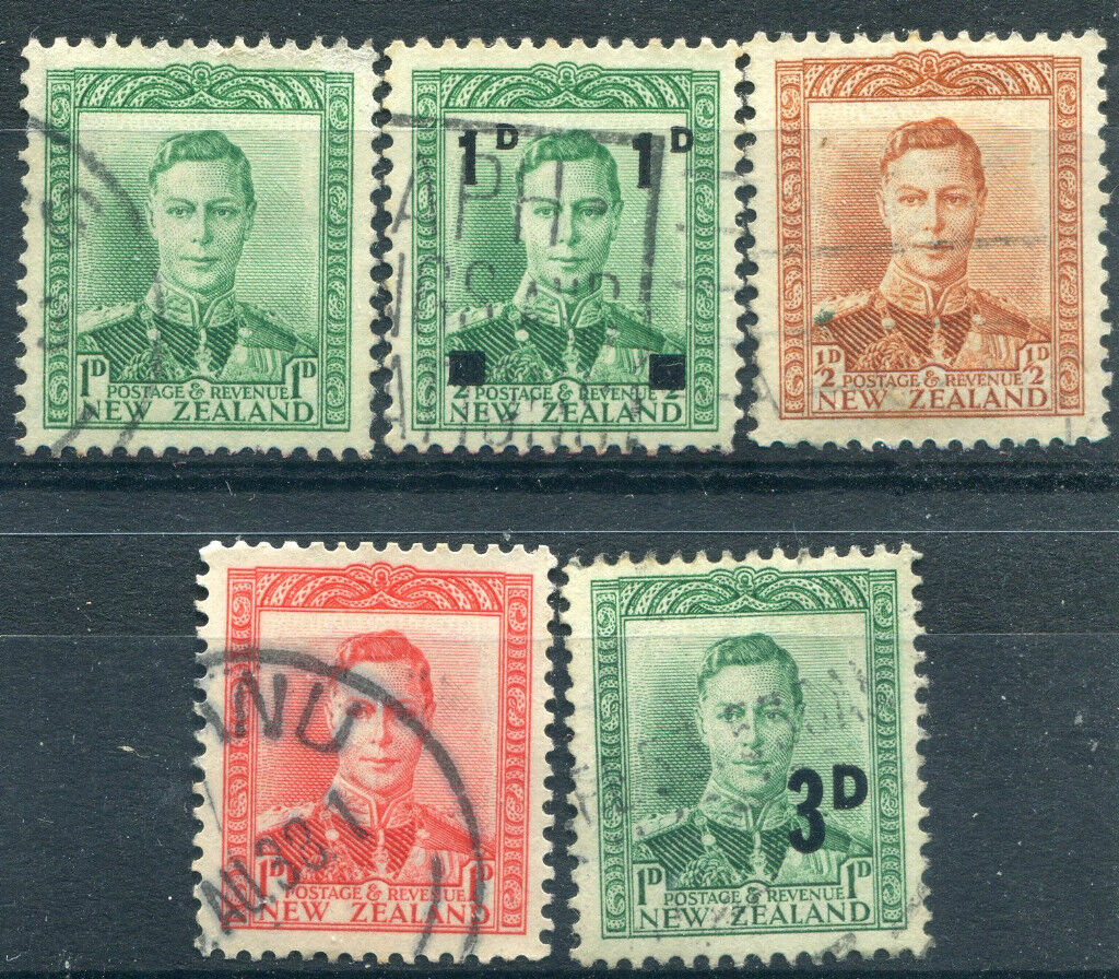 TIMBRE LOT SERIE CLASSIC NEW ZELAND A ETUDIER 110787139231