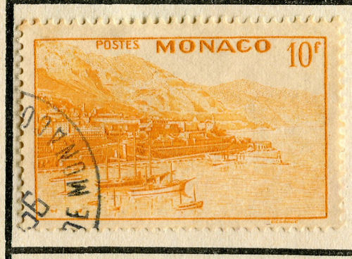 TIMBRE MONACO N304 OBLITERES SUR CHARNIERE 110613369981