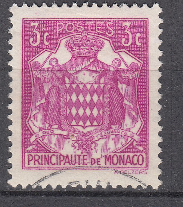 TIMBRE MONACO OBL N 156 ARMOIRIES 123404117781