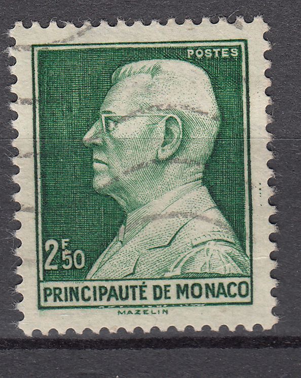 TIMBRE MONACO OBL N 281 PRINCE LOUIS II 401620748931