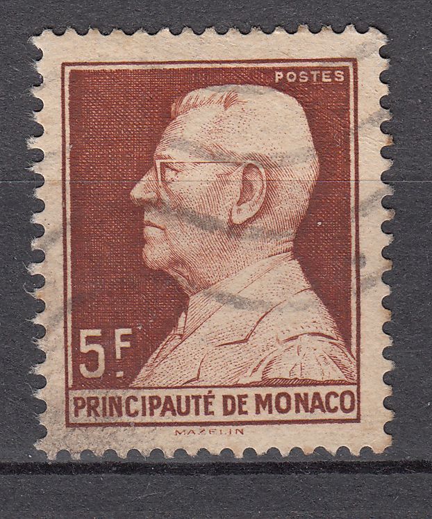 TIMBRE MONACO OBL N 303 PRINCE LOUIS II 401621285291