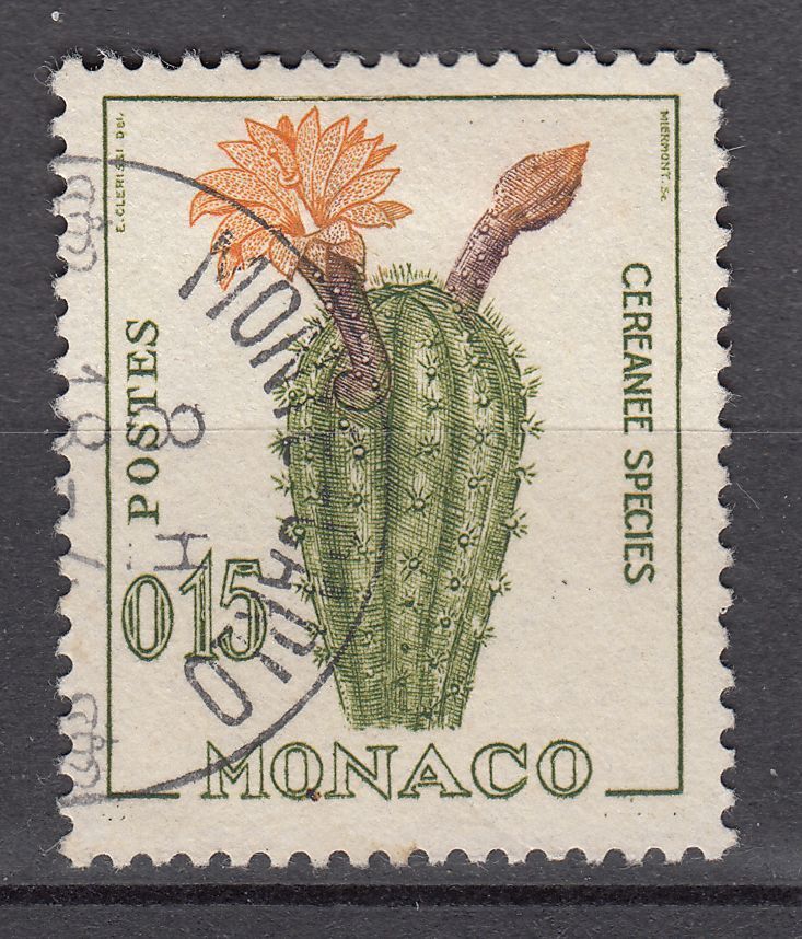 TIMBRE MONACO OBL N 541 FAUNE ET FLORE CERECANEE SPECIES 401636577291