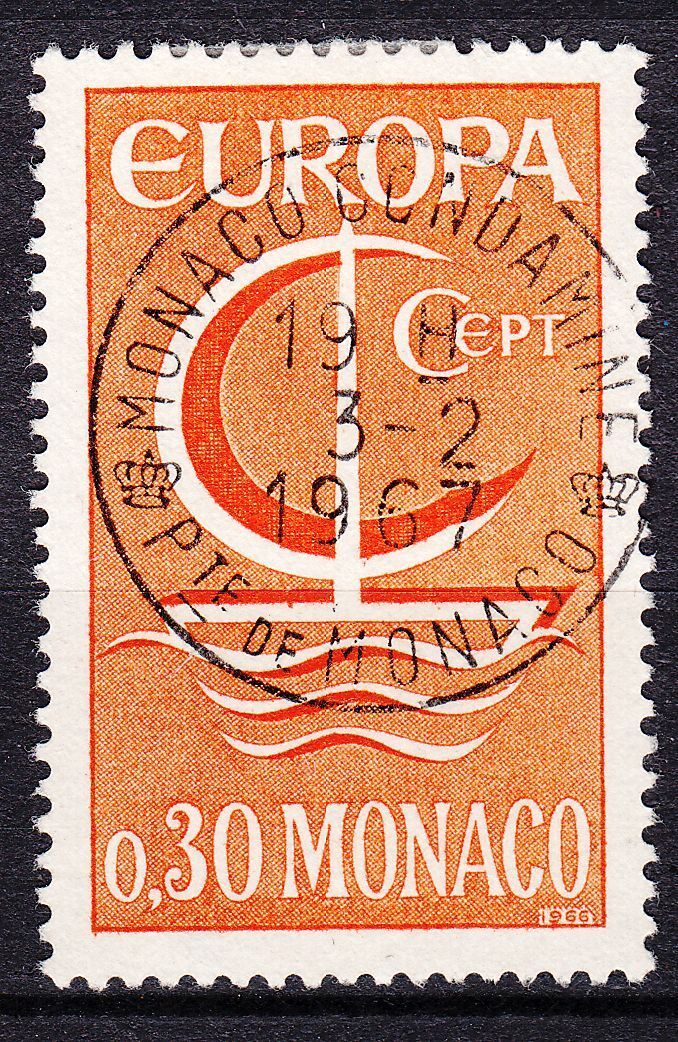 TIMBRE MONACO OBL N 698 EUROPA 401555111431