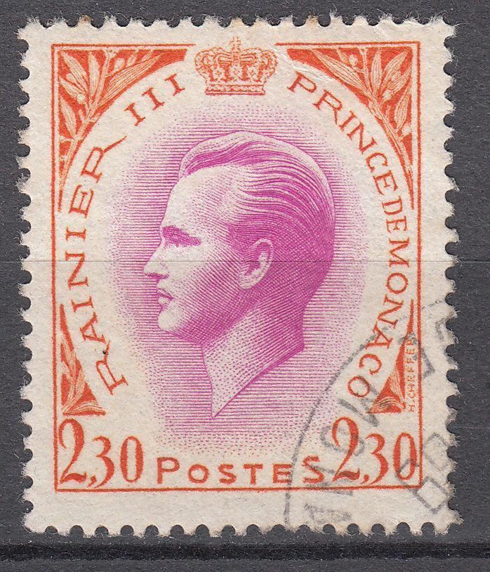 TIMBRE MONACO OBL N 707 PRINCE RAINIER III 123208461831