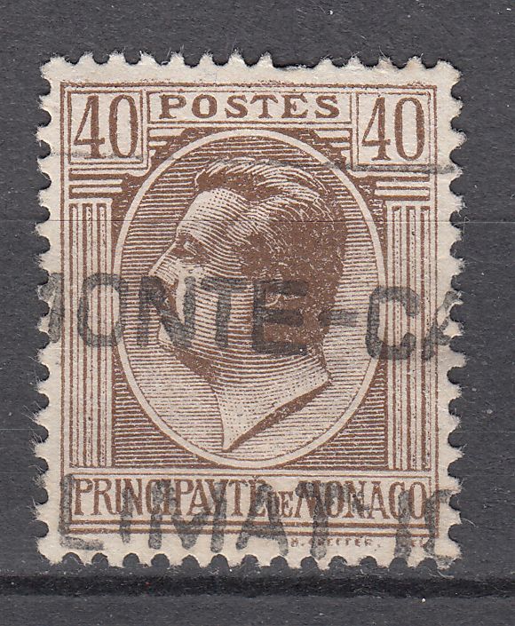 TIMBRE MONACO OBL N 83 PRINCE LOUIS II 123367546811