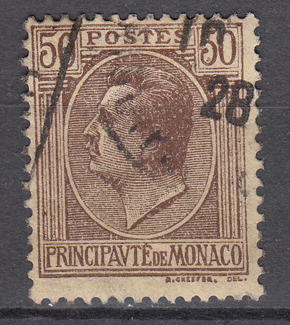 TIMBRE MONACO OBL N 87 PRINCE LOUIS II 123367550181