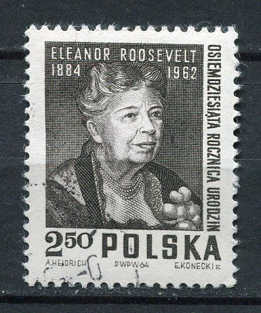 TIMBRE POLSKA ELFANOR ROOSEVELT 110642050241