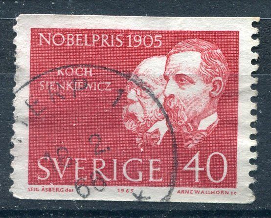 TIMBRE SVERIGE ROCH SIENKIEWICZ PRIX NOBEL 1905 110784708511