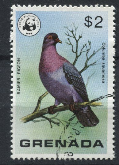 TIMBRE THEME ANIMAUX COLUMBA SQUAMOSA 120840387331