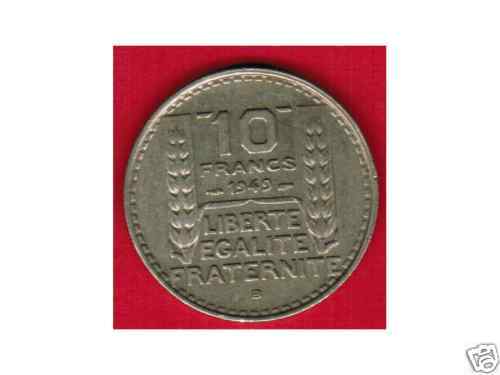 10 FRANCS TURIN 1949 B 110613330042