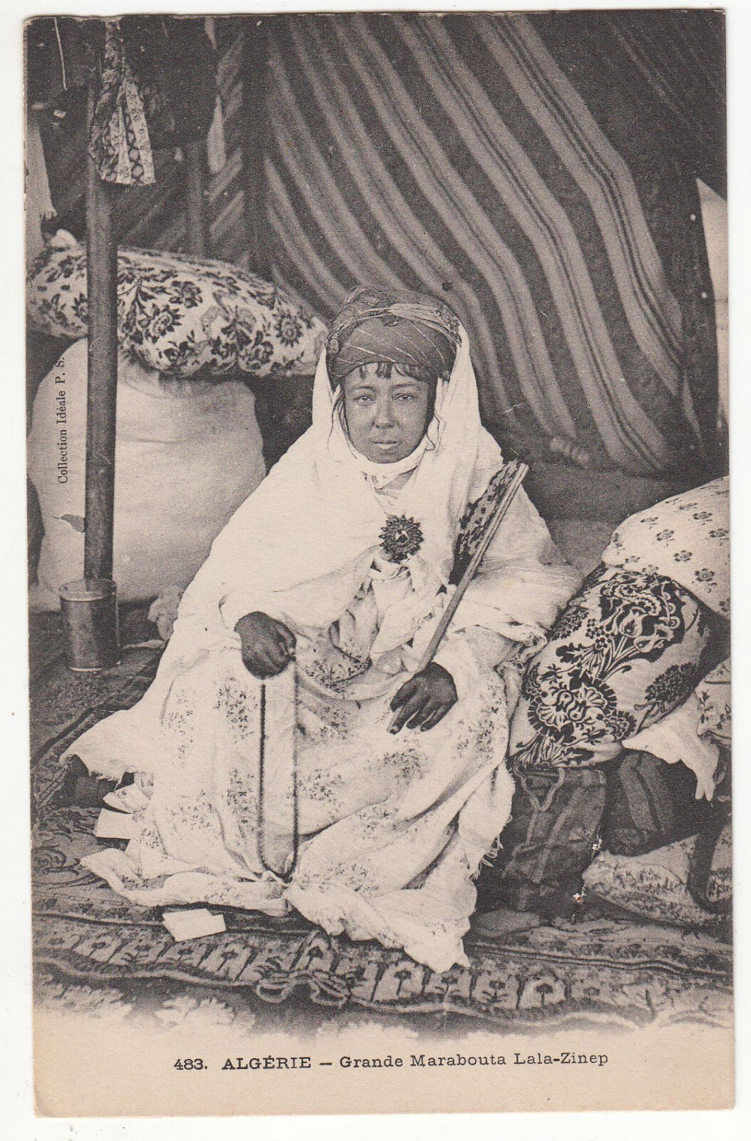 CARTE POSTALE ALGERIE GRANDE MARABOUTA LALA ZINEP 401475370932