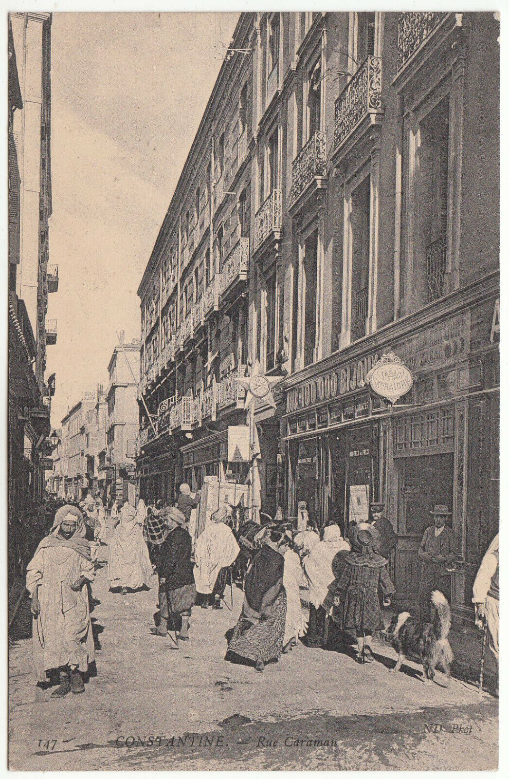 CARTE POSTALE CONSTANTINE RUE CARAMAN 401942755392