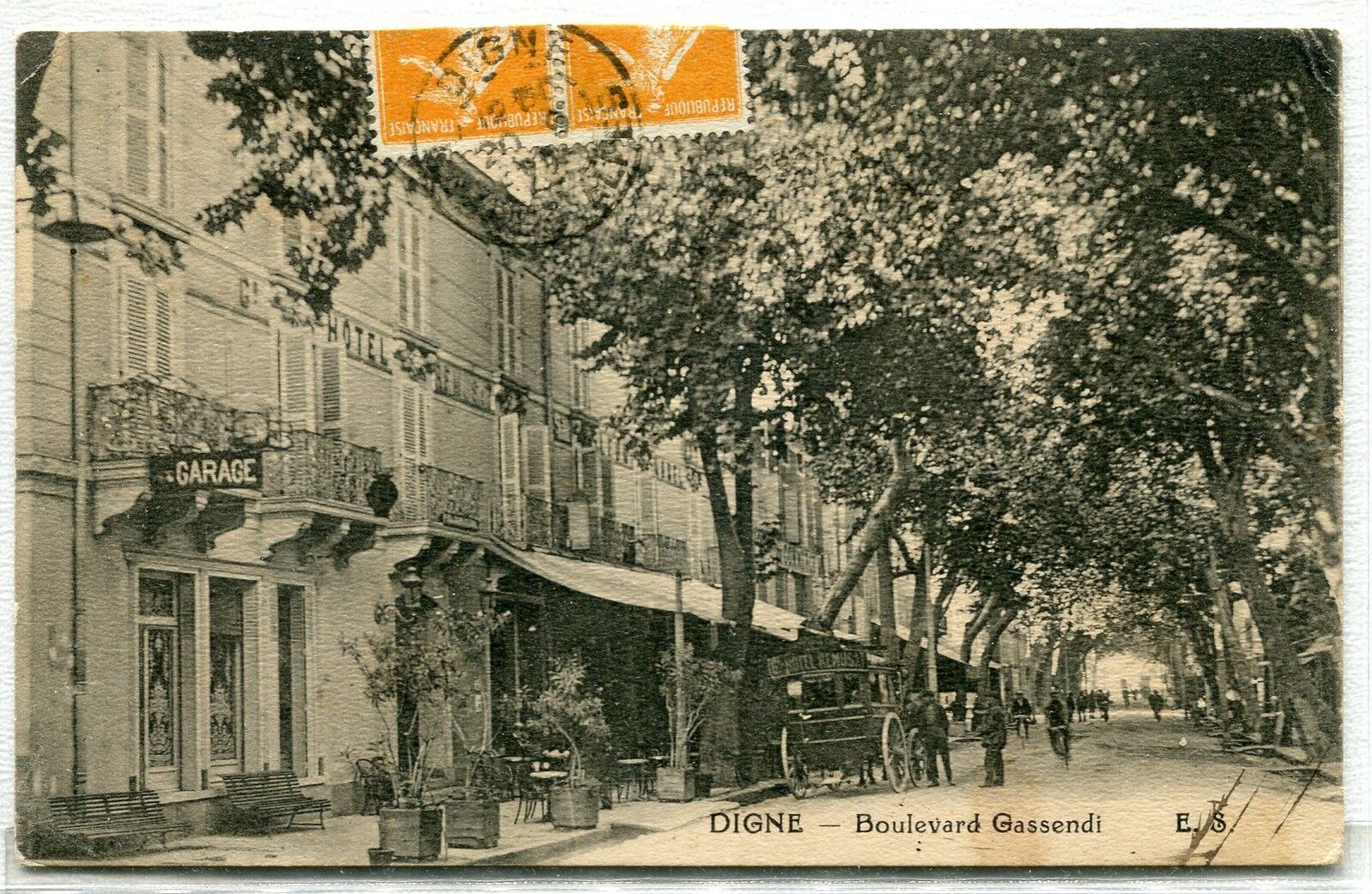 CARTE POSTALE DIGNE BOULEVARD GASSENDI 121322435392