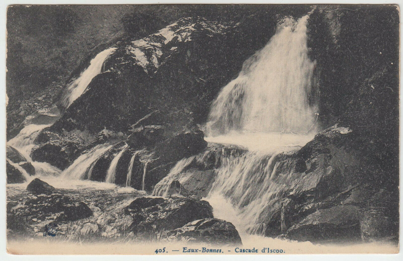 CARTE POSTALE EAUX BONNES CASCADE D ISCOO 124121787512