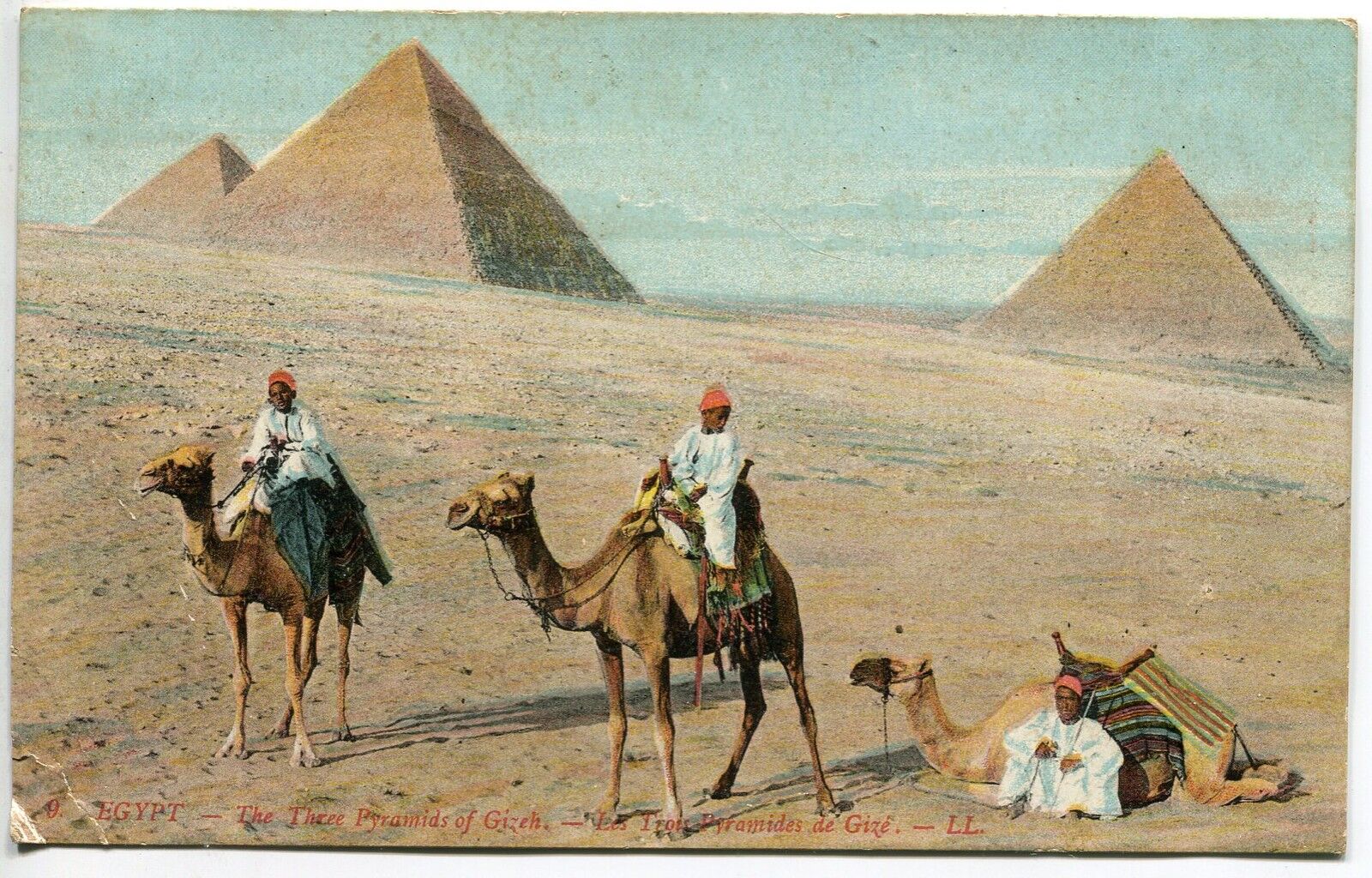 CARTE POSTALE EGYPTE LES TROIS PYRAMIDE DE GIZE 121280200182