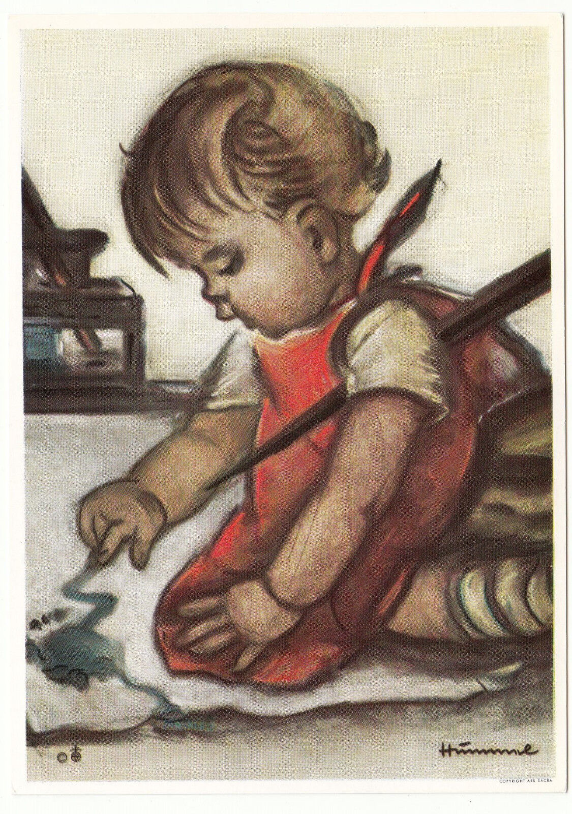 CARTE POSTALE ILLUSTRATEUR HUMMEL N° 14826 ENFANT