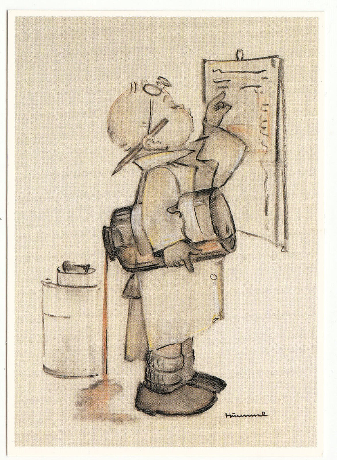 CARTE POSTALE ILLUSTRATEUR HUMMEL N 621241 DER APOTHEKER LITTLE PHARMACIST 401500548752