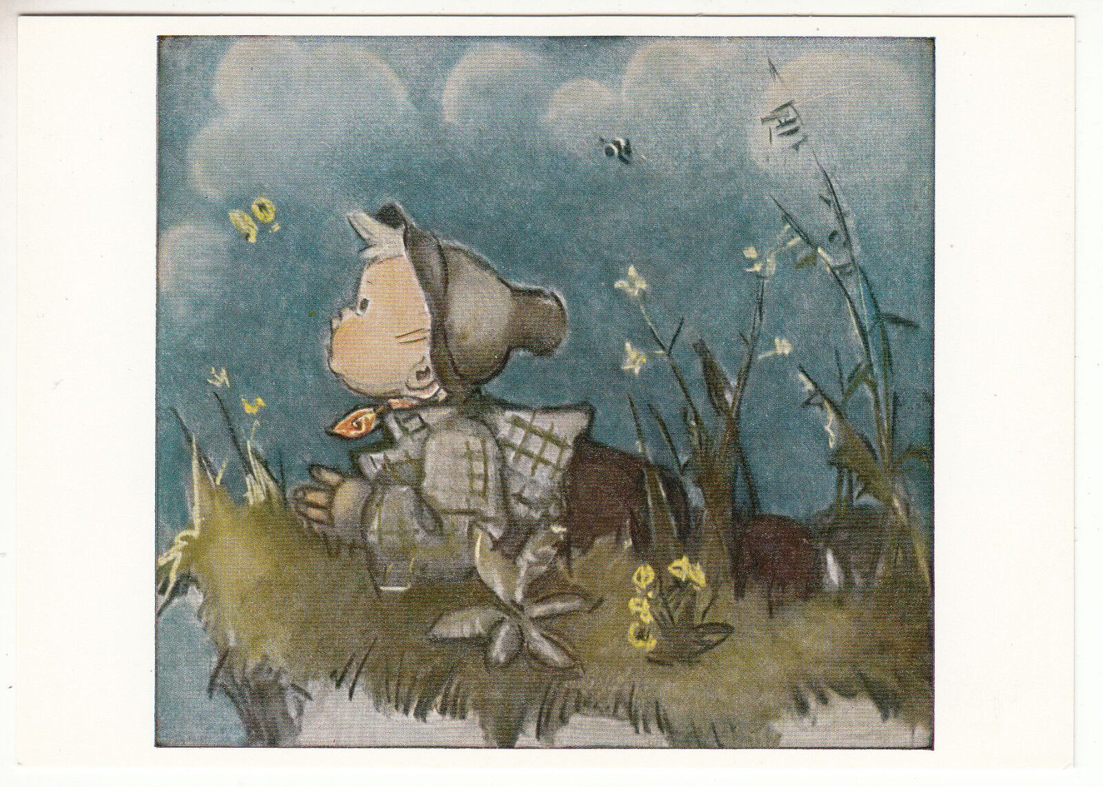 CARTE POSTALE ILLUSTRATEUR HUMMEL N 805 LITTLE CLOUDGAZER 122935221112