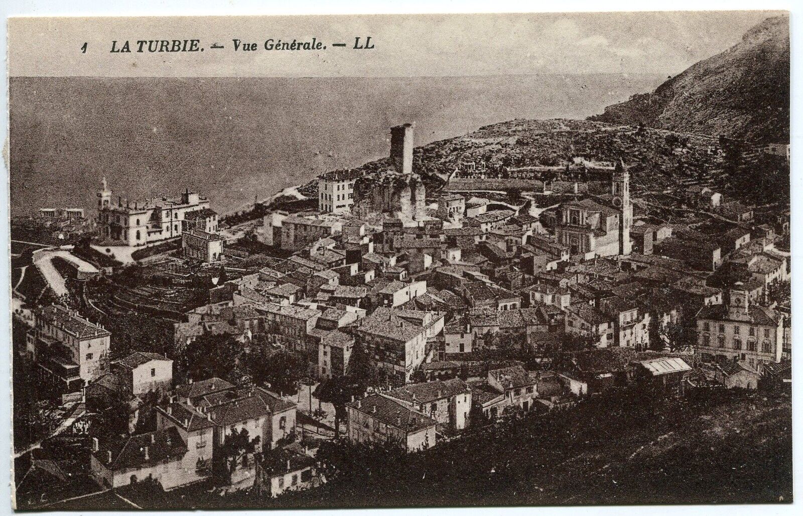 CARTE POSTALE LA TURBIE VUE GENERALE 121247892732