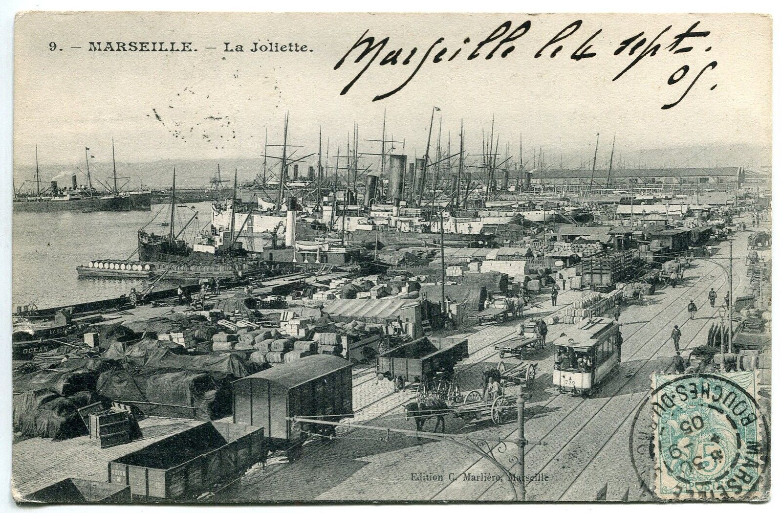 CARTE POSTALE MARSEILLE LA JOLIETTE 400847398522