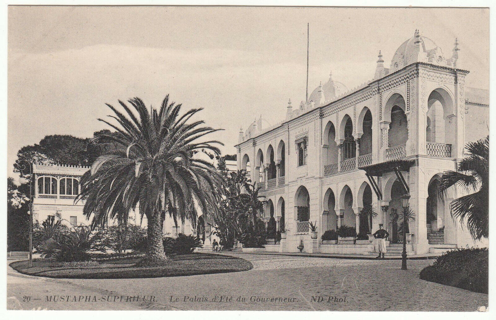 CARTE POSTALE MUSTAPHA SUPERIEUR LE PALAIS D ETE DU GOUVERNEUR 123961088522