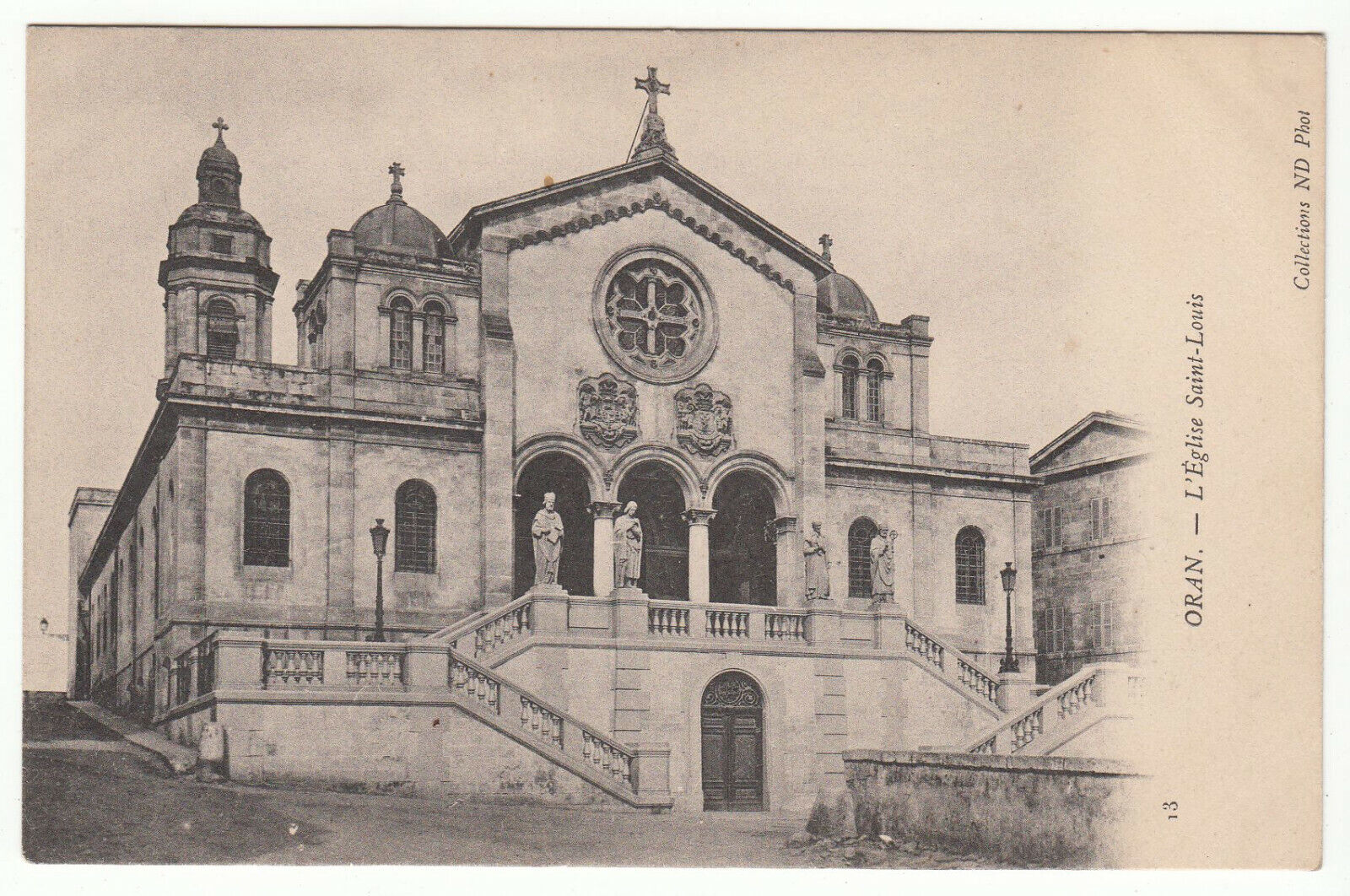 CARTE POSTALE ORAN L EGLISE SAINT LOUIS 123960165042