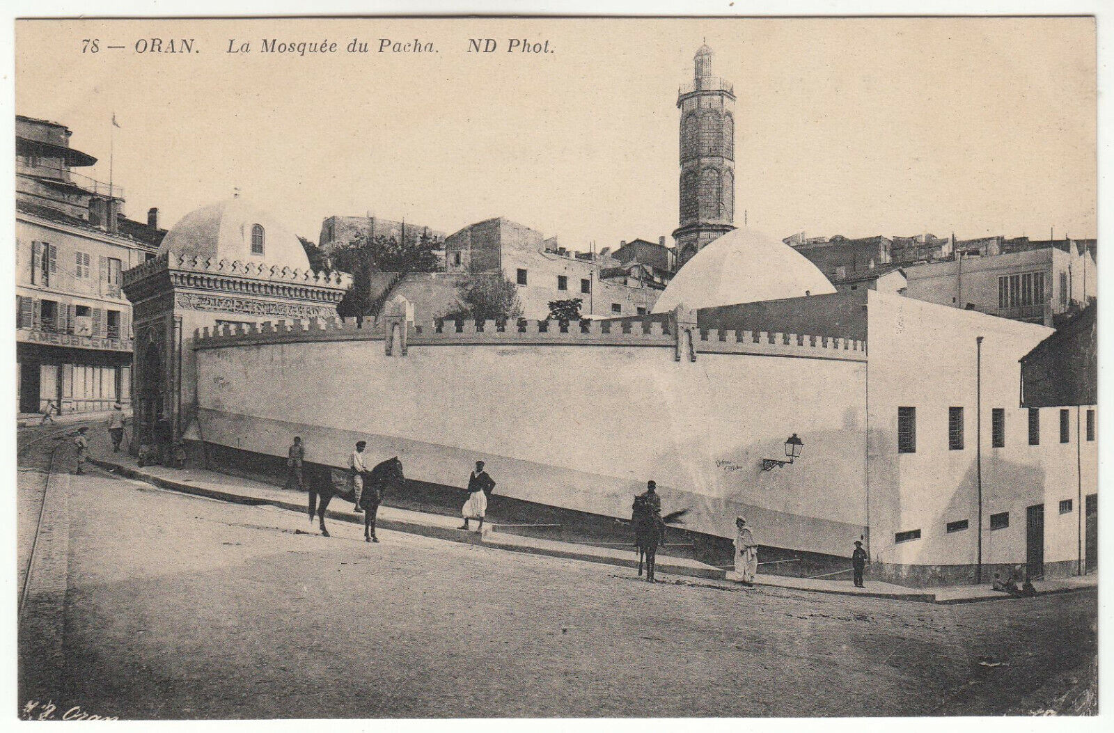 CARTE POSTALE ORAN LA MOSQUEE DU PACHA 401943412892