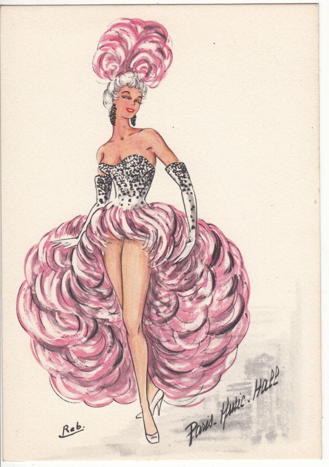 CARTE POSTALE PIN UP FEMME ILLUSTRATEUR JANICOTTE 122170419432